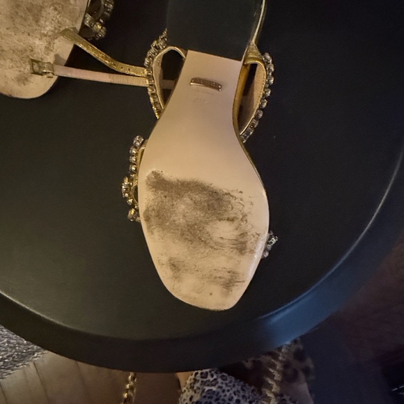 Gucci Women's Gold Embellished Heels - Picture 11 of 13